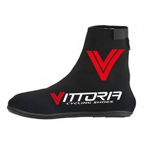 NEW VITTORIA unisex neoprene shoe covers in black